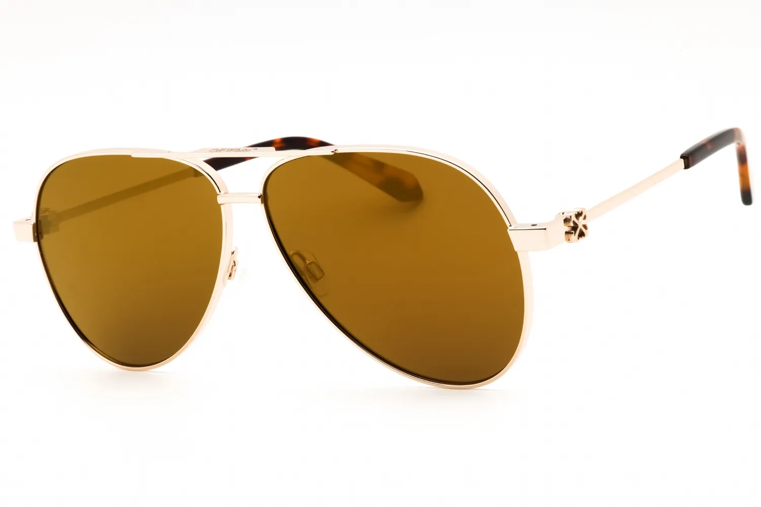 Off White RUSTON L 7676 Sunglasses Gold 62mm Unisex