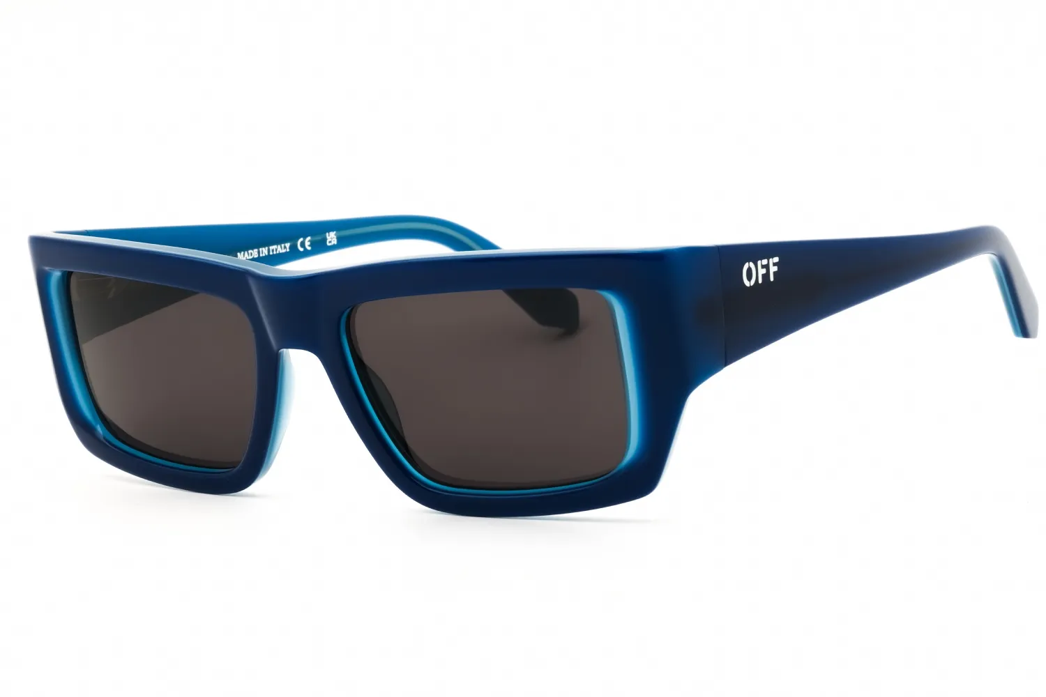 Off White Prescott 117 4507 Sunglasses Blue 53mm Unisex