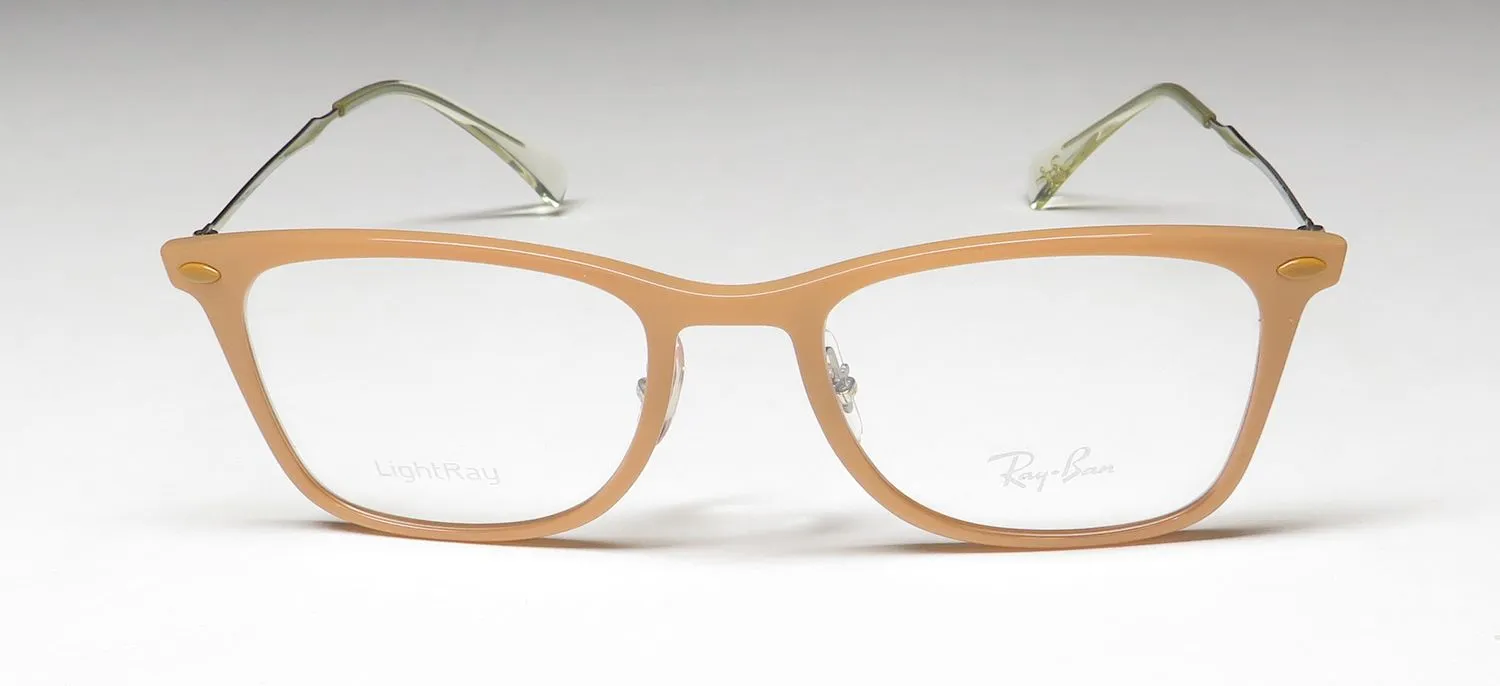 Ray-Ban 7086 5642 Eyeglasses Pink Beige 49mm Unisex 3