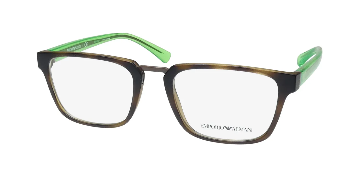 Emporio Armani 3108 5089 Eyeglasses Brown 51mm