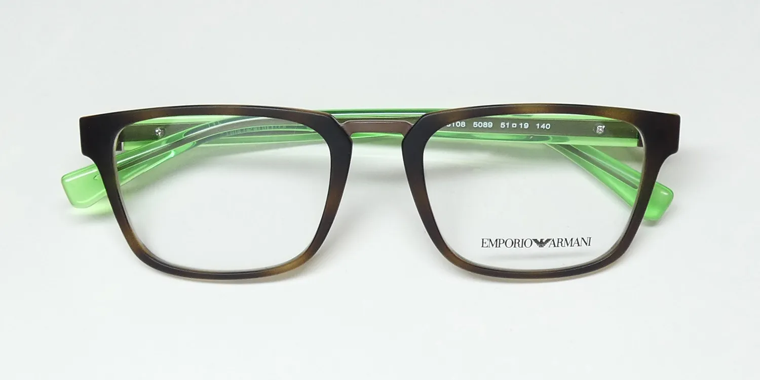 Emporio Armani 3108 5089 Eyeglasses Brown 51mm 2