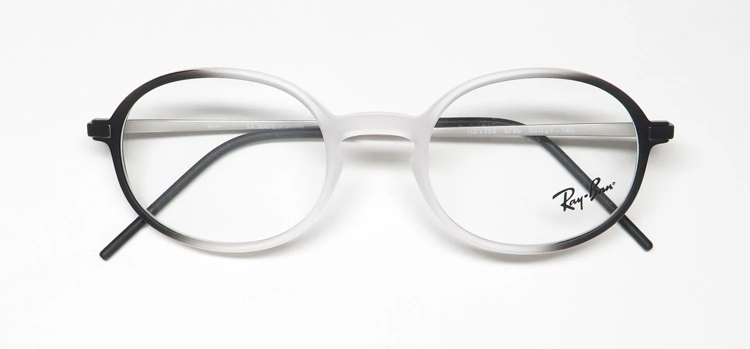 Ray-Ban 7153 5789 Eyeglasses Matte Transparent 50mm Unisex 2