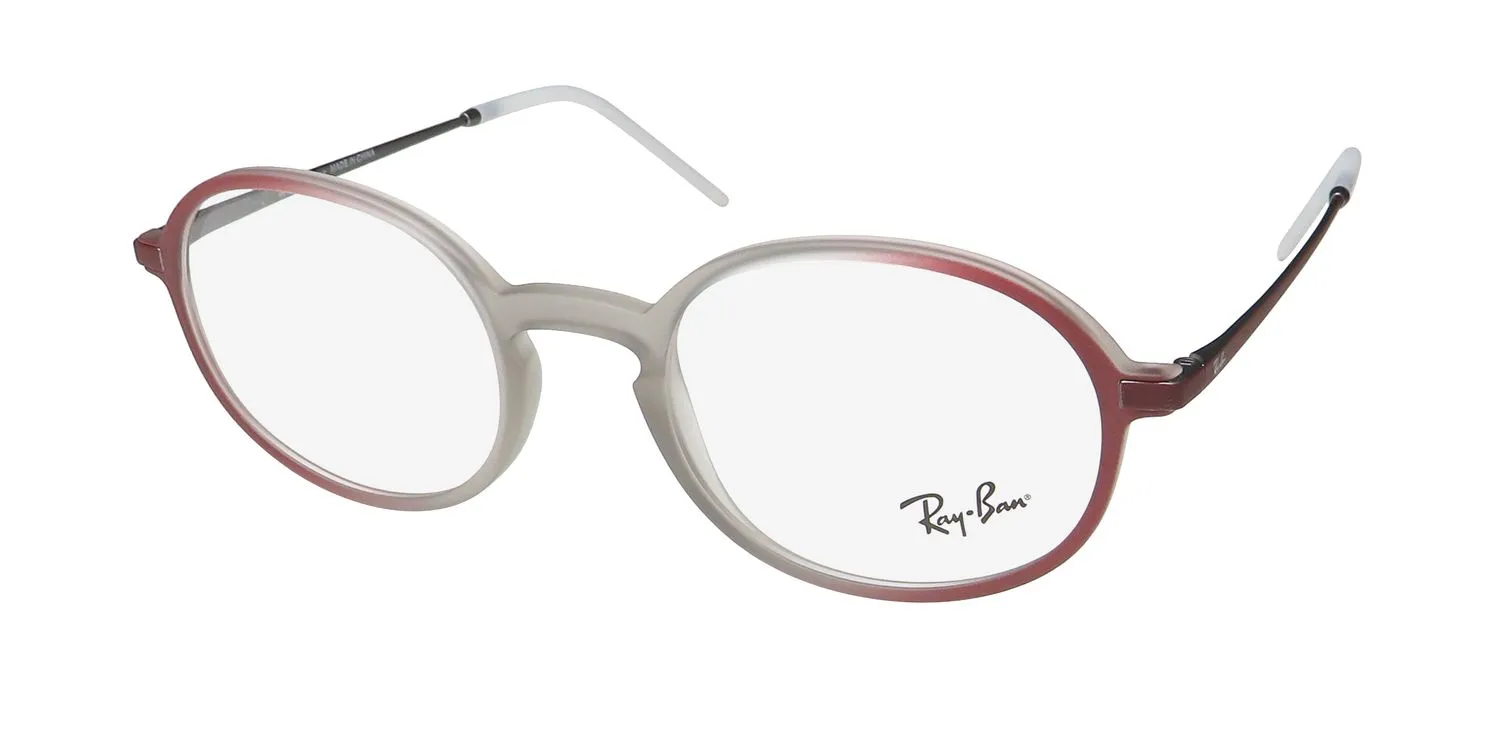 Ray-Ban 7153 5792 Eyeglasses Matte Light Brown 52mm Unisex