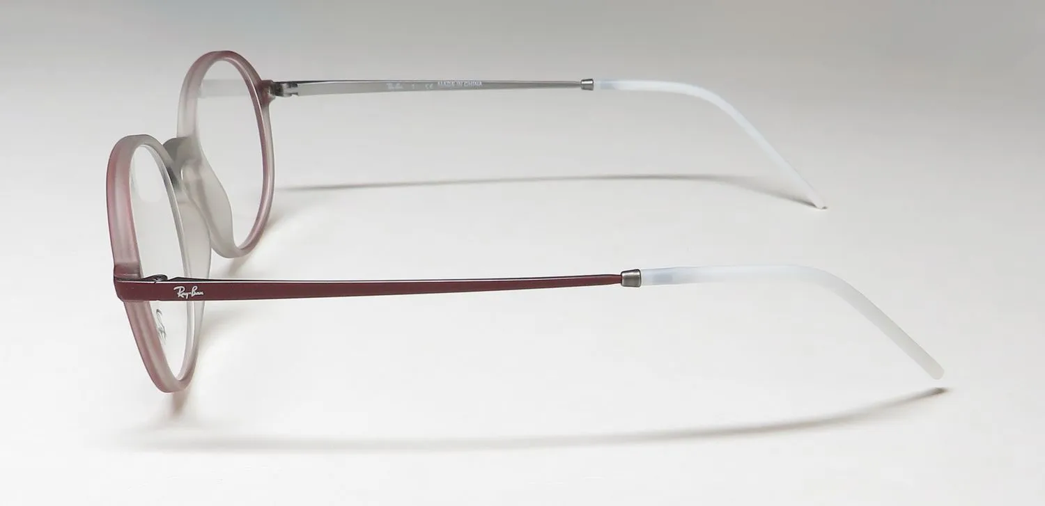 Ray-Ban 7153 5792 Eyeglasses Matte Light Brown 52mm Unisex 4