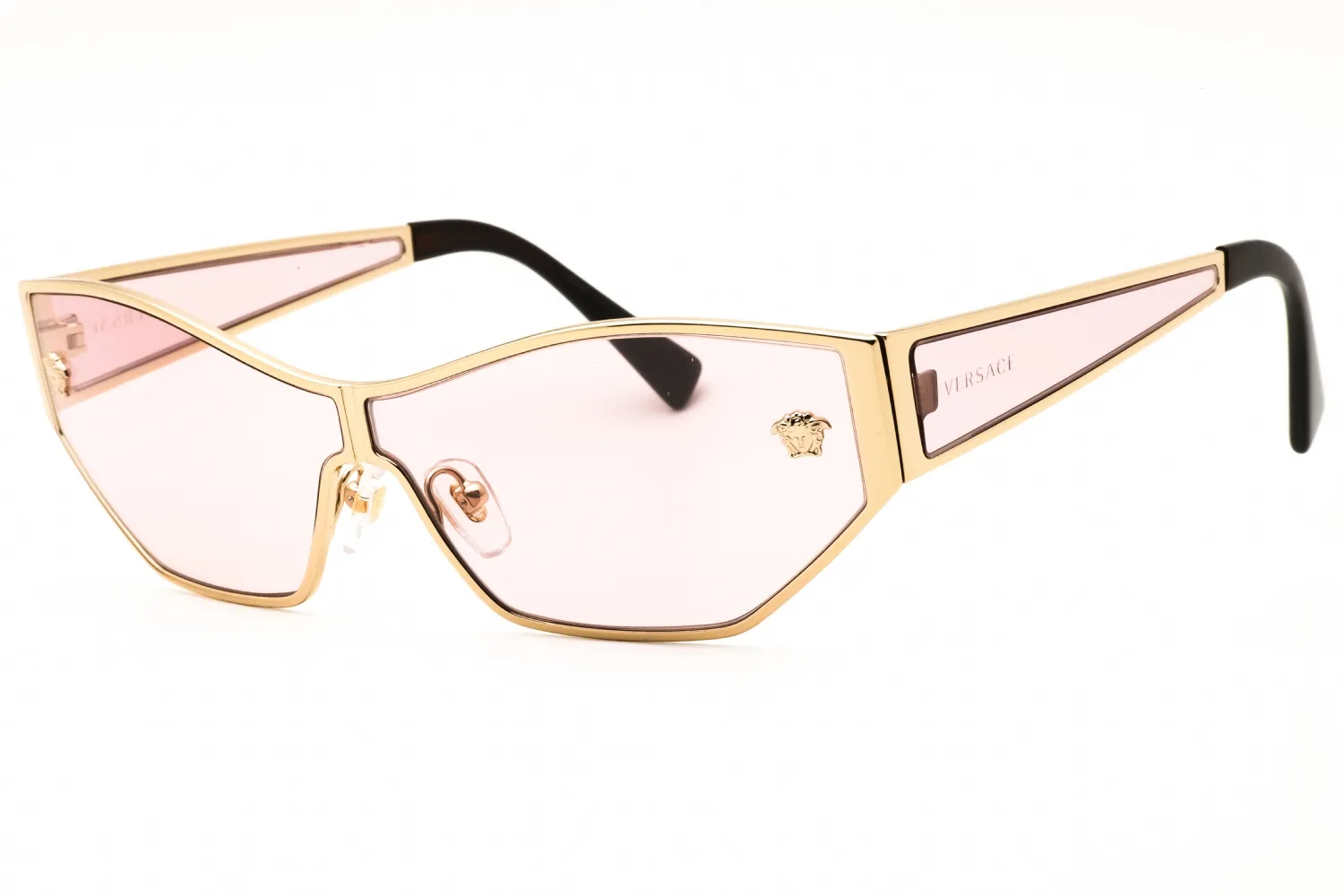 Versace 0VE2205 1252/5 Sunglasses Pale Gold 67mm Women