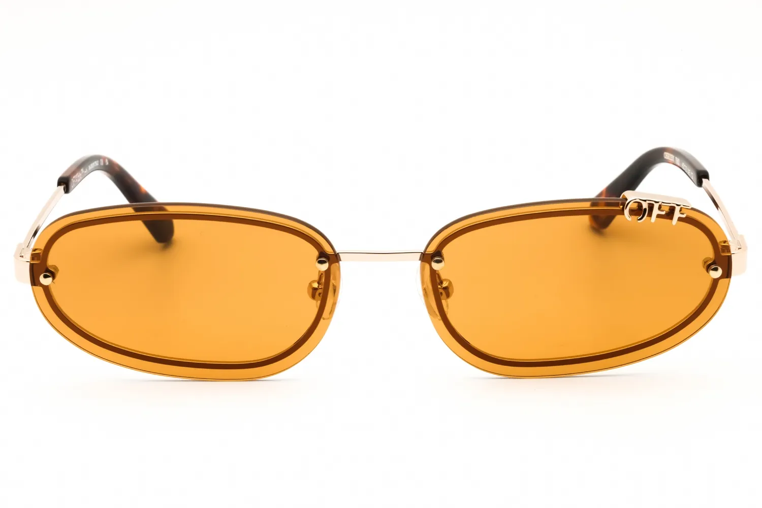 Off White MIAMI13M 7662 Sunglasses Golden Brown 60mm Women 2