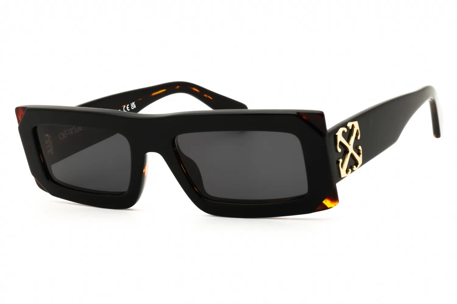 Off White LAUREL13P 1007 Sunglasses Shiny Black 54mm Unisex
