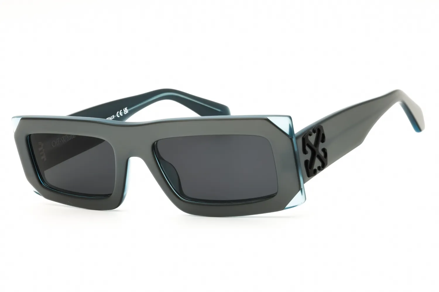Off White LAUREL13P 7207 Sunglasses Satin Silver 54mm Unisex