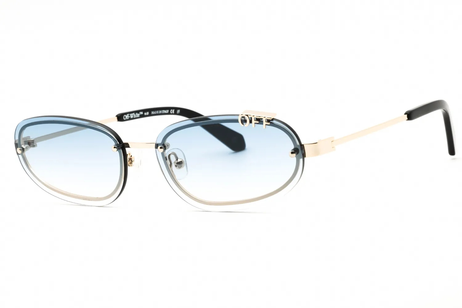 Off White MIAMI OERI13MC99MET0017642 Sunglasses Gold 60mm Women