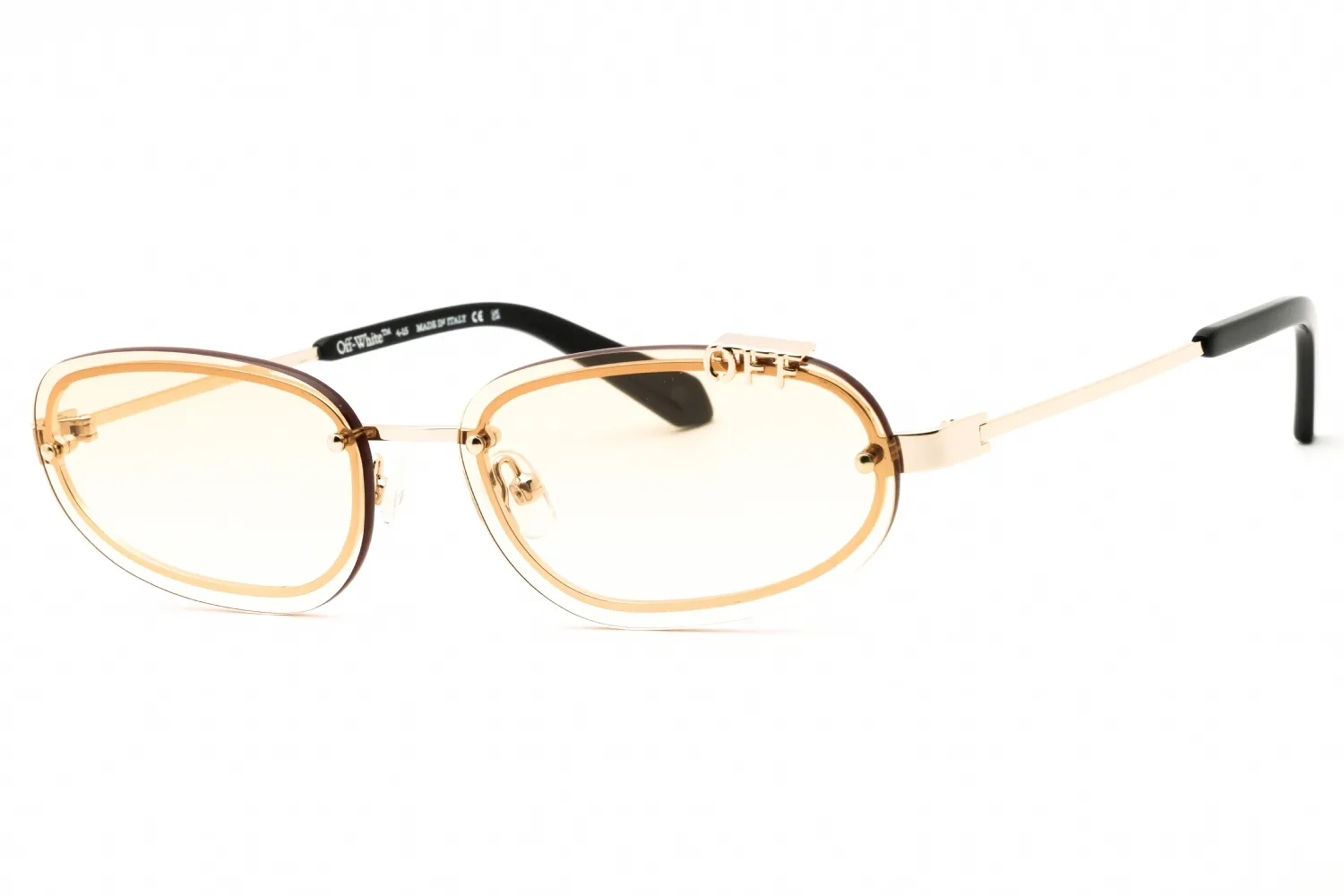 Off White MIAMI OERI13MC99MET001766E Sunglasses Gold 60mm Women