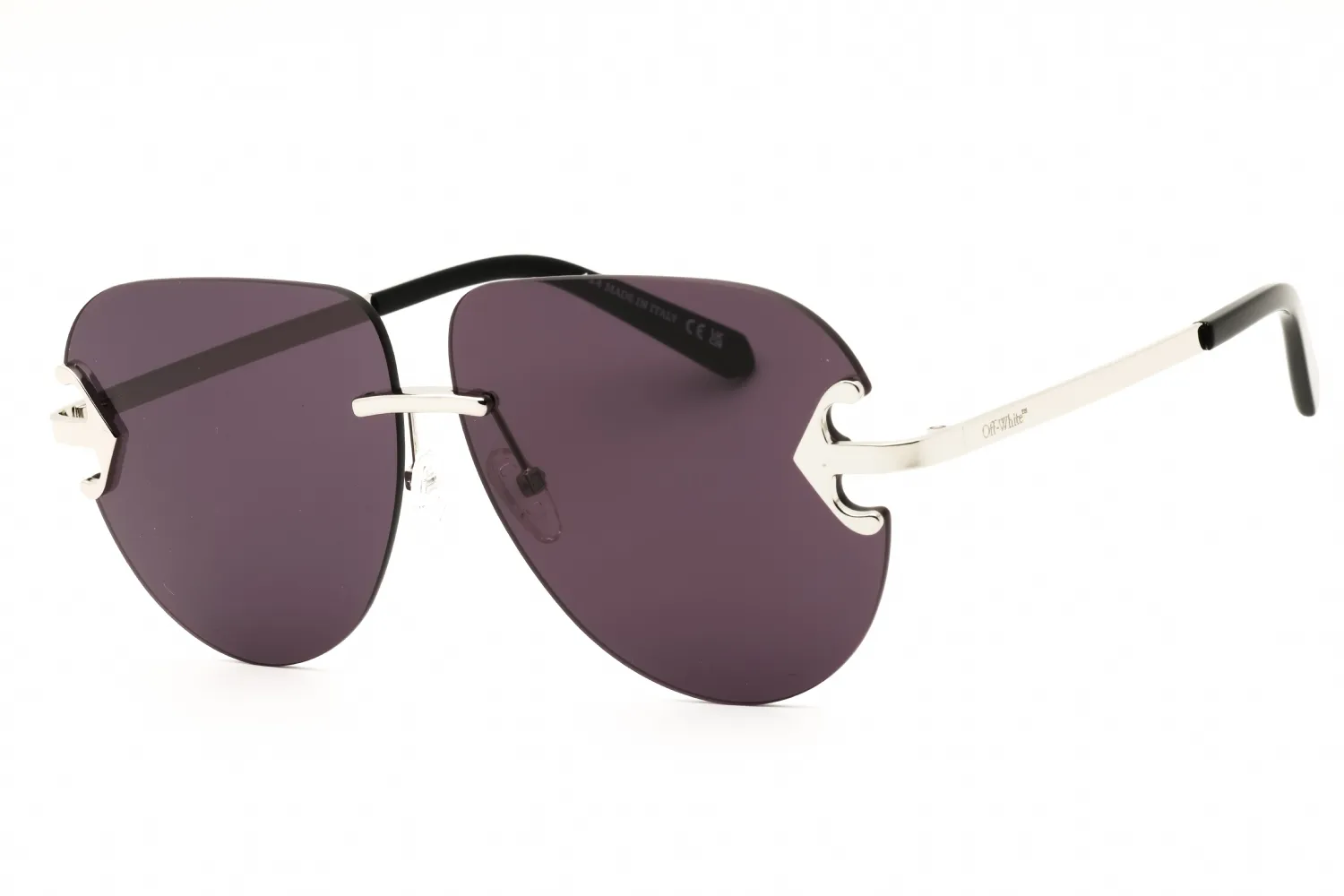 Off White ALEXANDRIA 7207 Sunglasses Silver 62mm Unisex