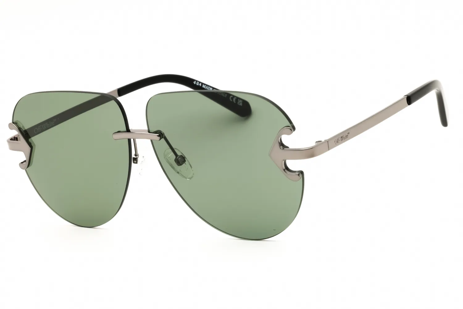 Off White ALEXANDRIA 7755 Sunglasses Gunmetal 62mm Unisex
