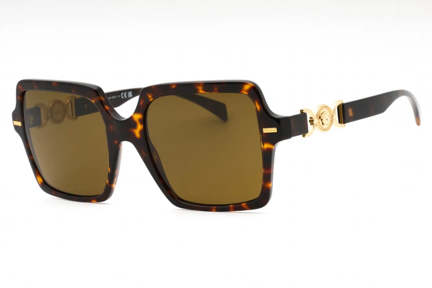 Versace 0VE4441 108/73 Sunglasses Havana 55mm Women