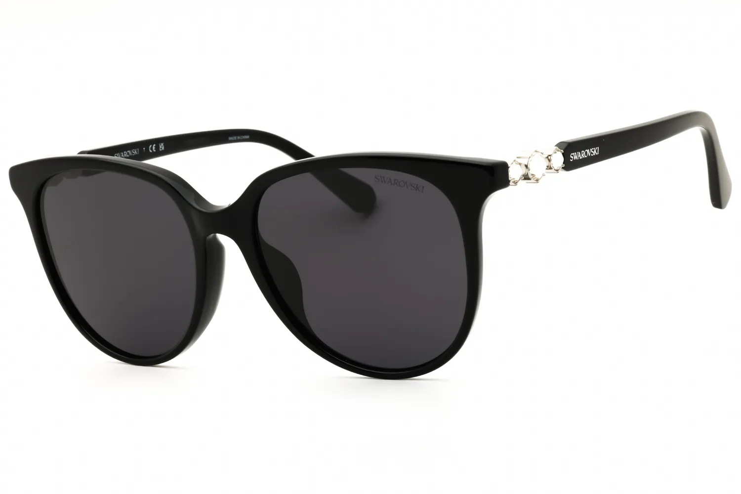 Swarovski SK6023D 100187 Sunglasses Black 56mm Women