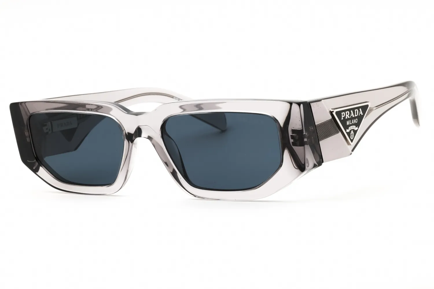 Prada 0PR 09ZS 18S09T Sunglasses Transparent Asphalt 54mm Women