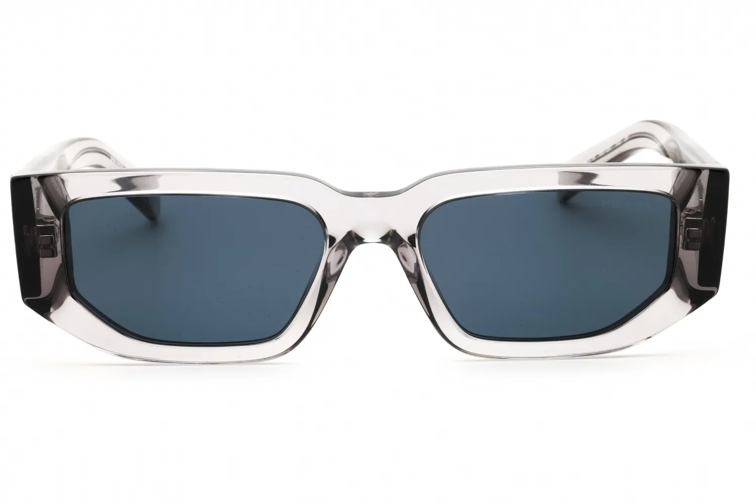 Prada 0PR 09ZS 18S09T Sunglasses Transparent Asphalt 54mm Women 2