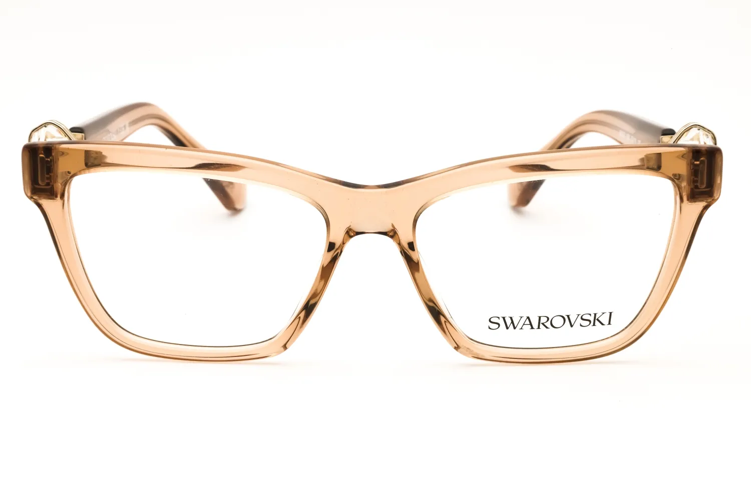 Swarovski SK2021 1063 Eyeglasses Transparent Beige Brown 53mm Women 2