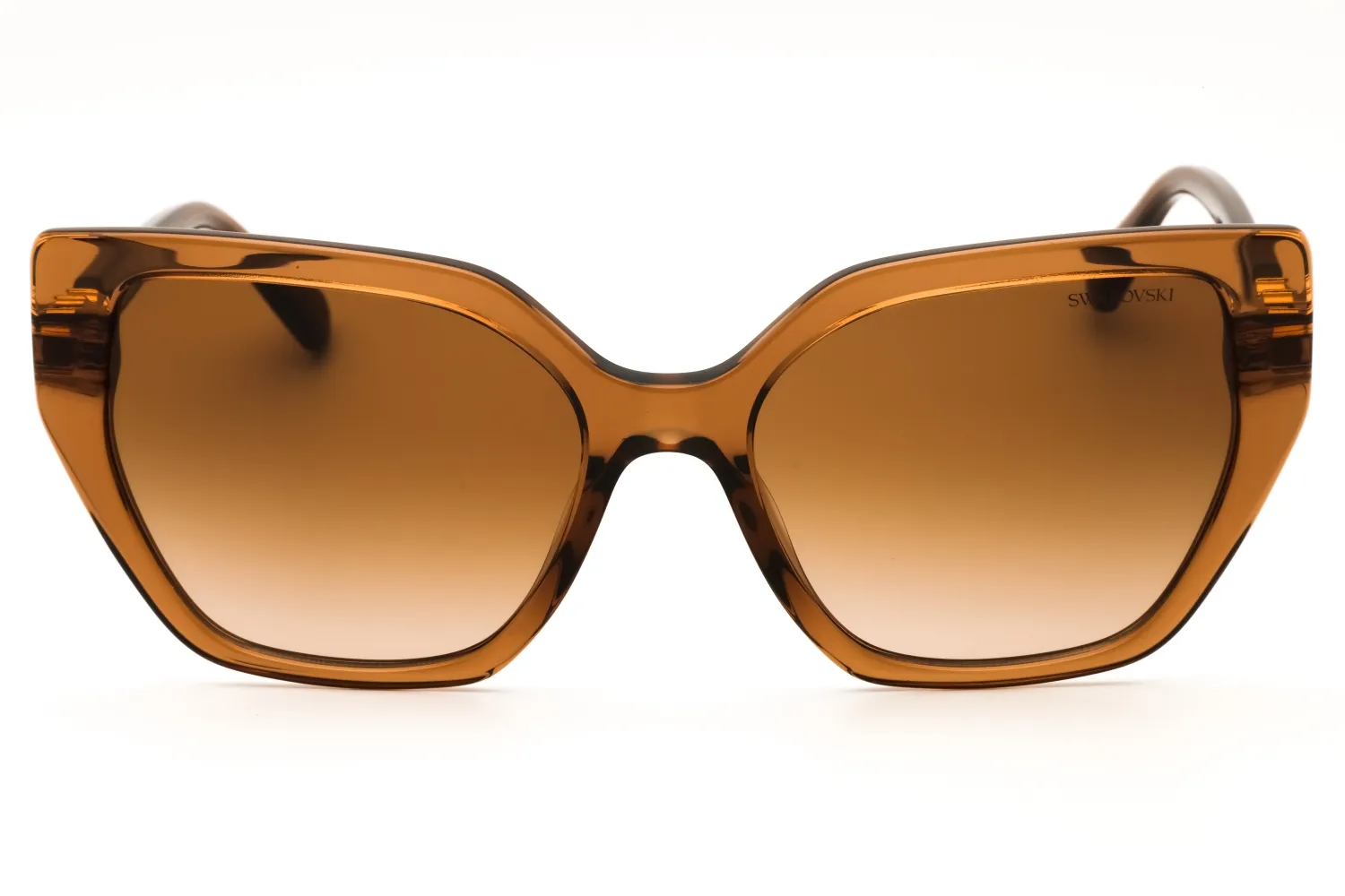 Swarovski SK6016 106713 Sunglasses Transparent Brown 56mm Women 2
