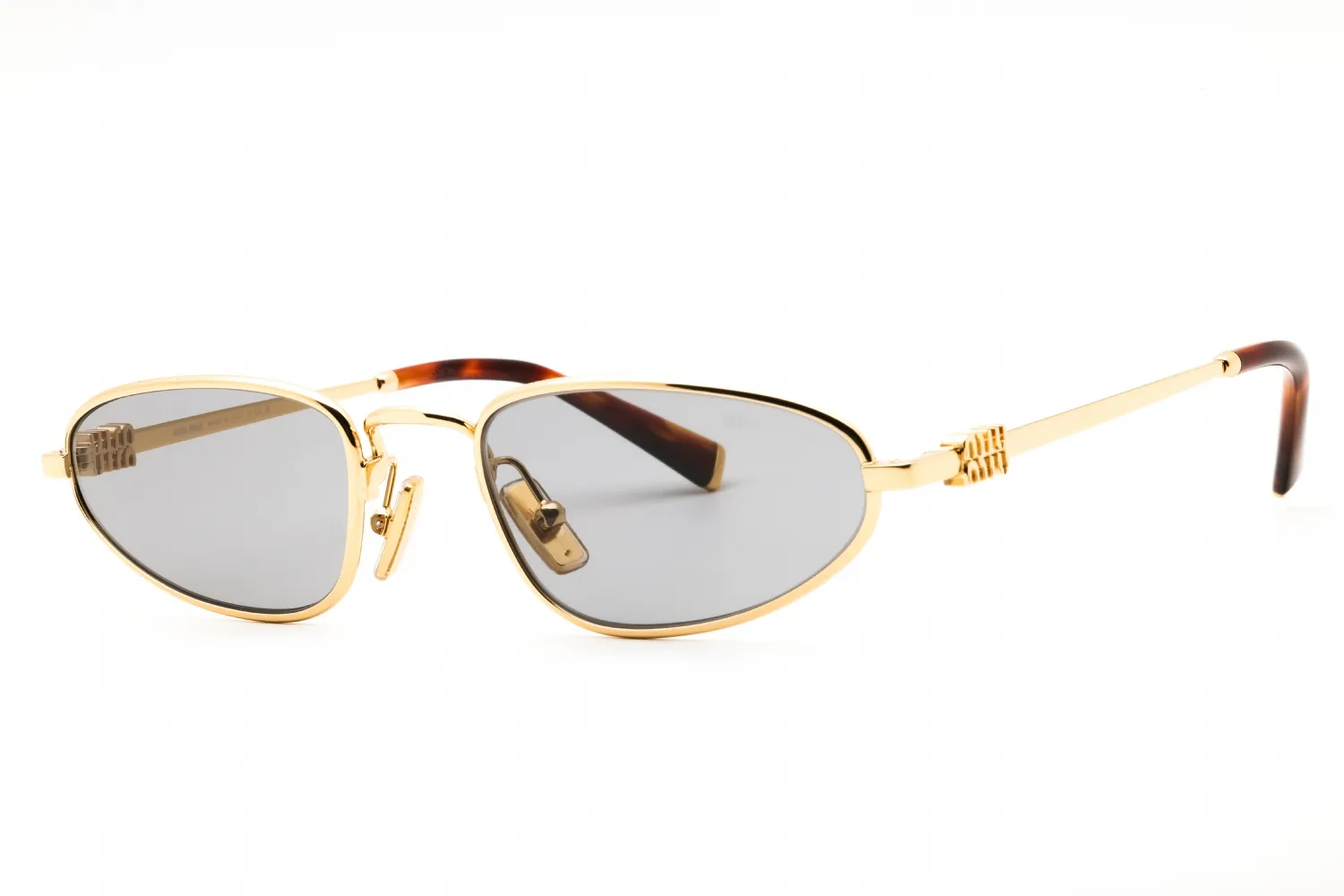 Miu Miu 0MU A52S 5AK40O Sunglasses Gold 52mm Women