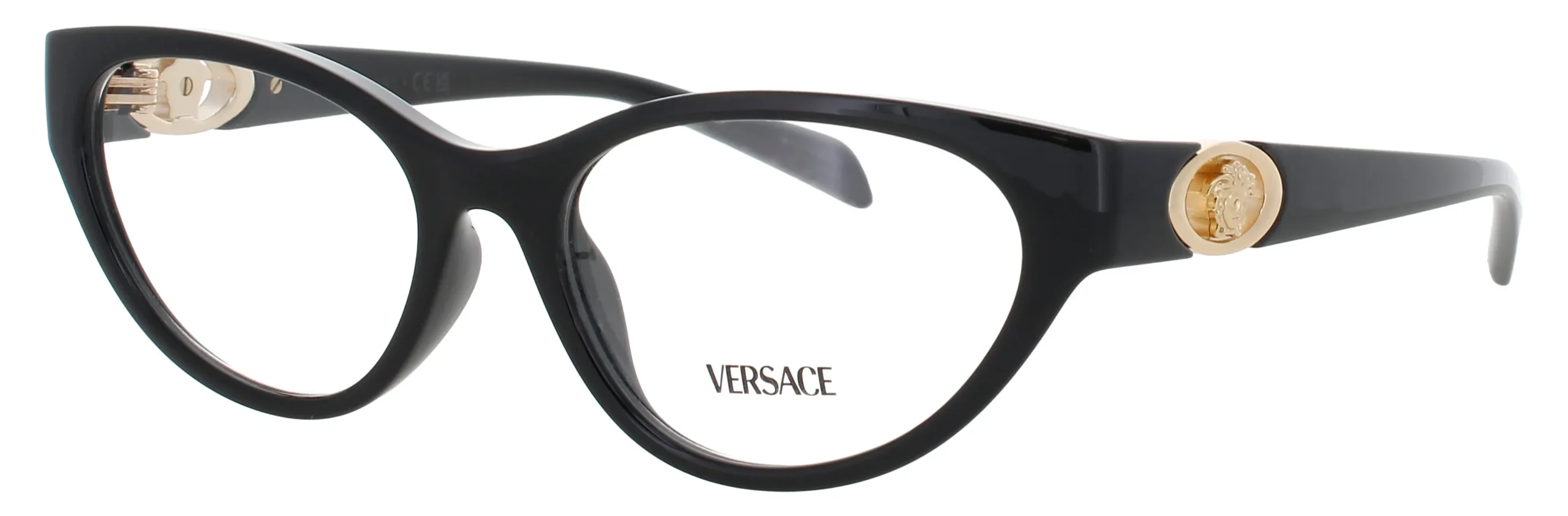 Versace 0VE3372U GB1 Eyeglasses Black 54mm Women
