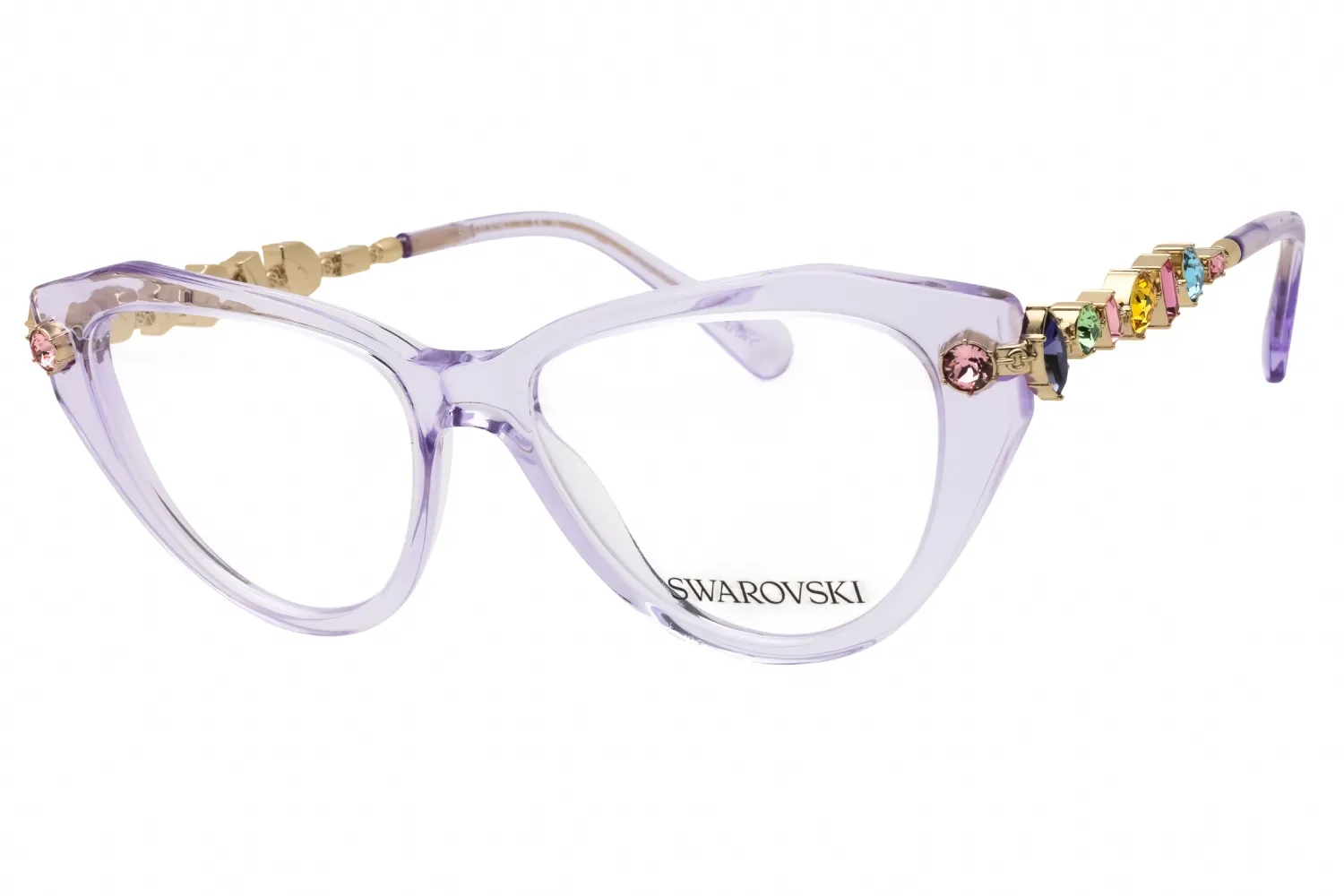 Swarovski 0SK2047 1079 Eyeglasses Transparent Lilac 53mm Women