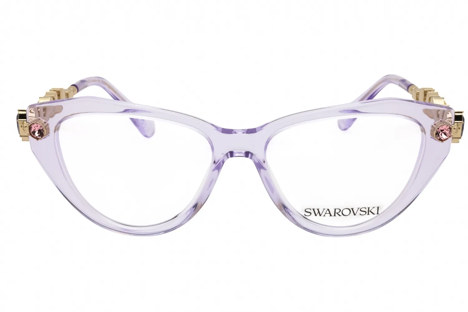 Swarovski 0SK2047 1079 Eyeglasses Transparent Lilac 53mm Women 2