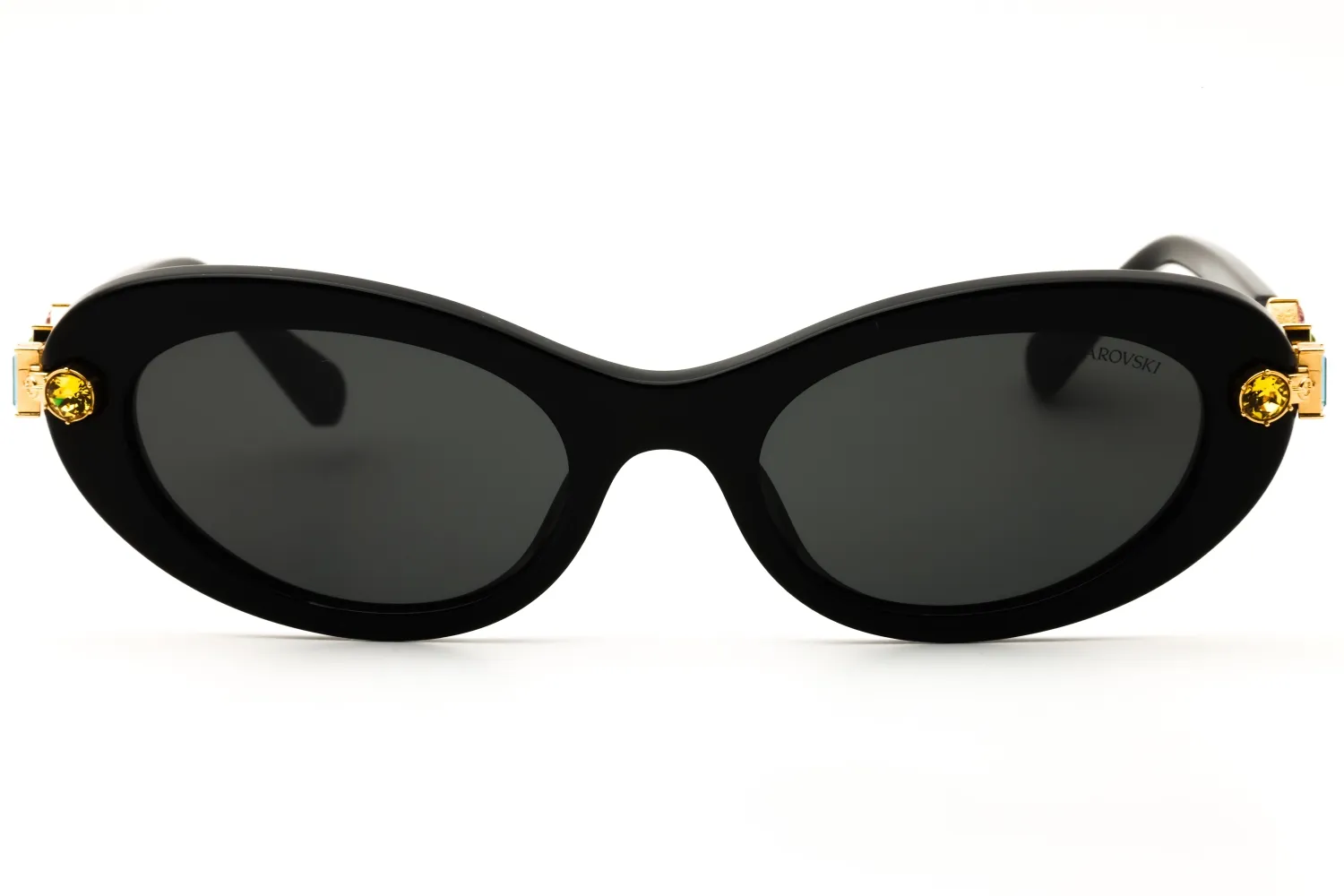 Swarovski SK6042 100187 Sunglasses Black 53mm Women 2