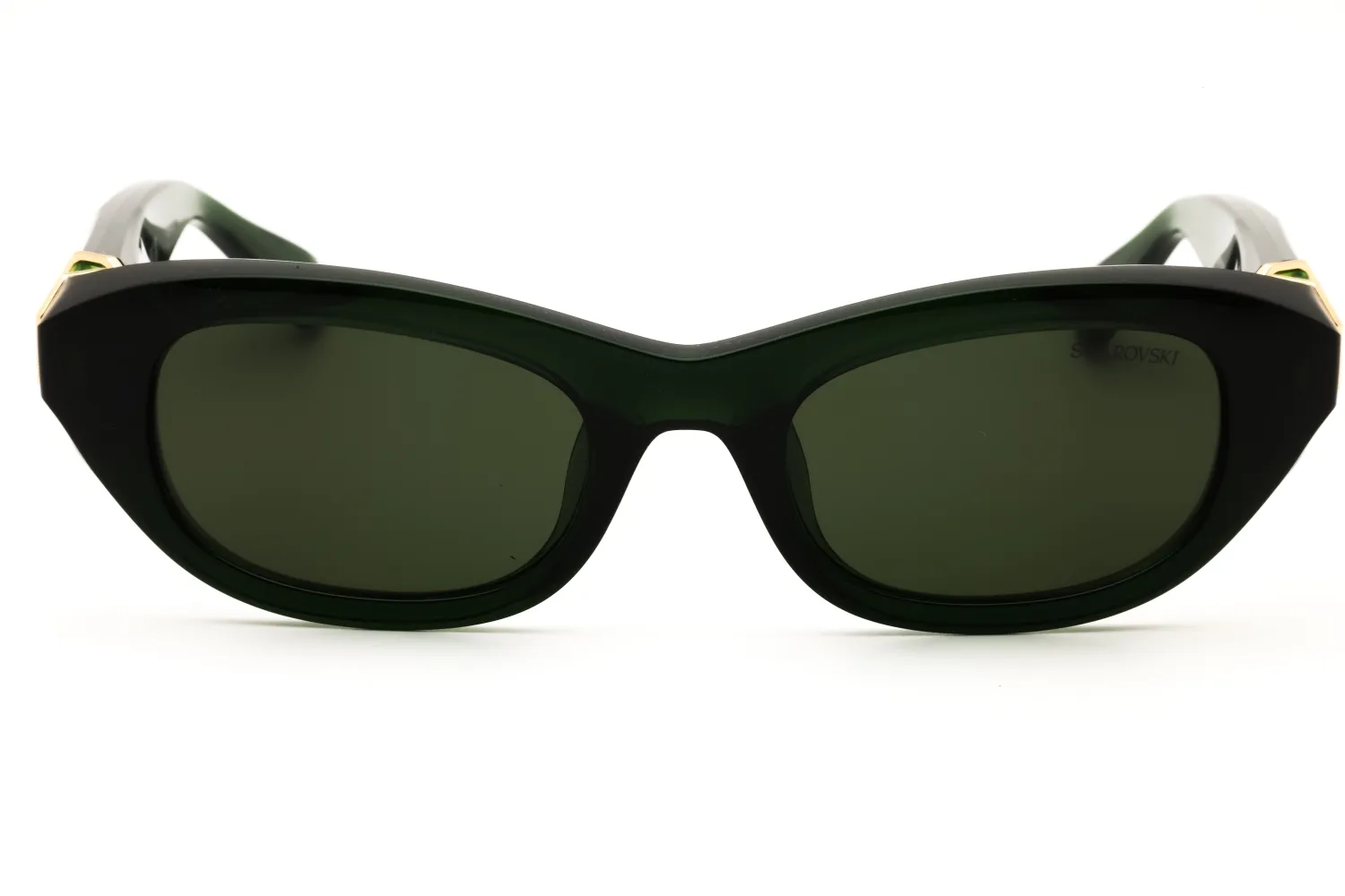 Swarovski SK6036U 108171 Sunglasses Milky Dark Green 50mm Women 2
