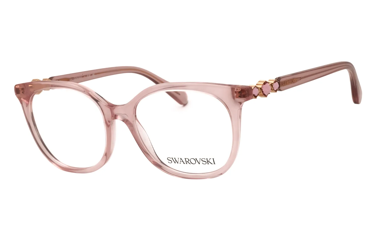 Swarovski SK2055 3001 Eyeglasses Transparent Pink 52mm Women