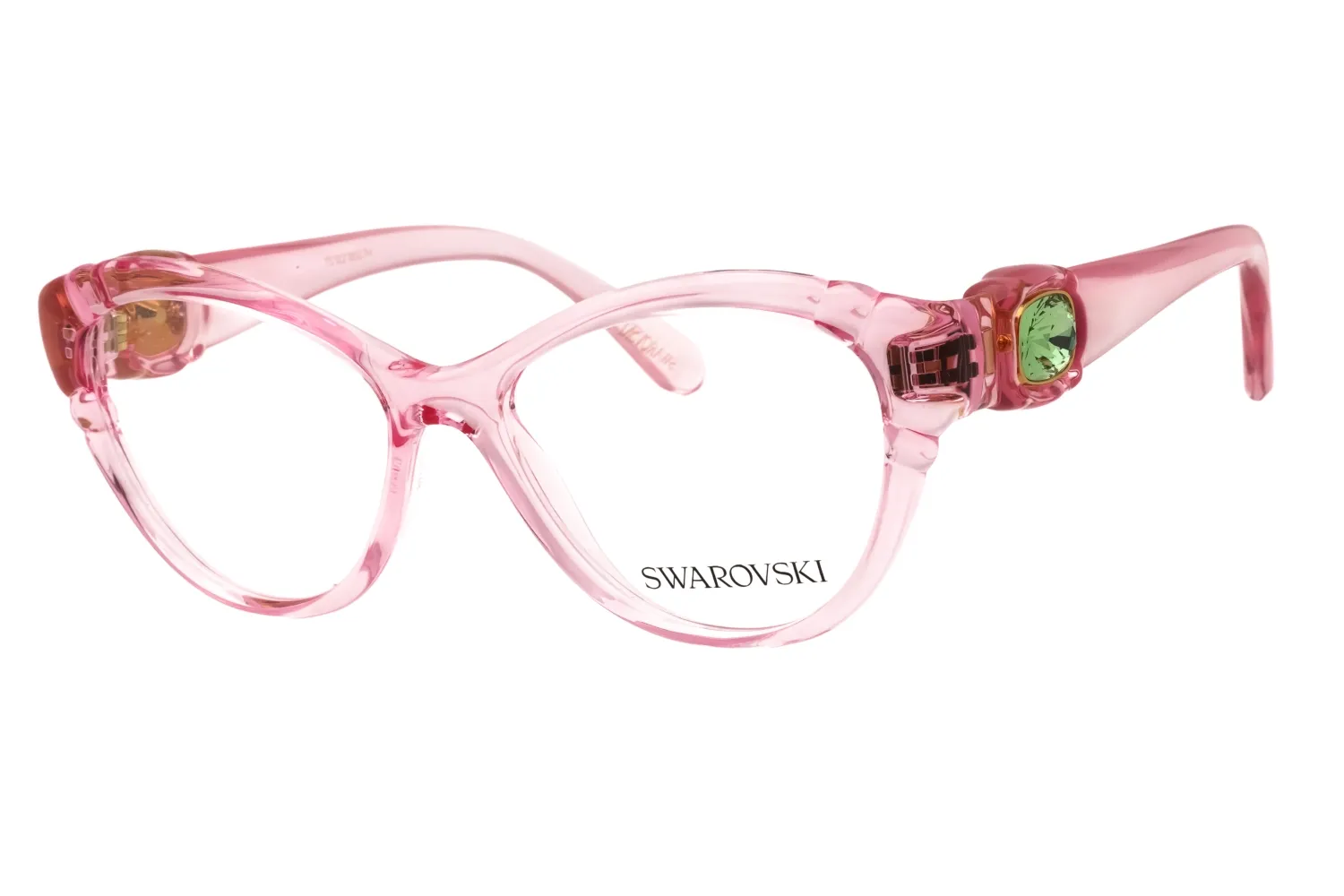 Swarovski SK2057 1088 Eyeglasses Transparent Pink 53mm Women