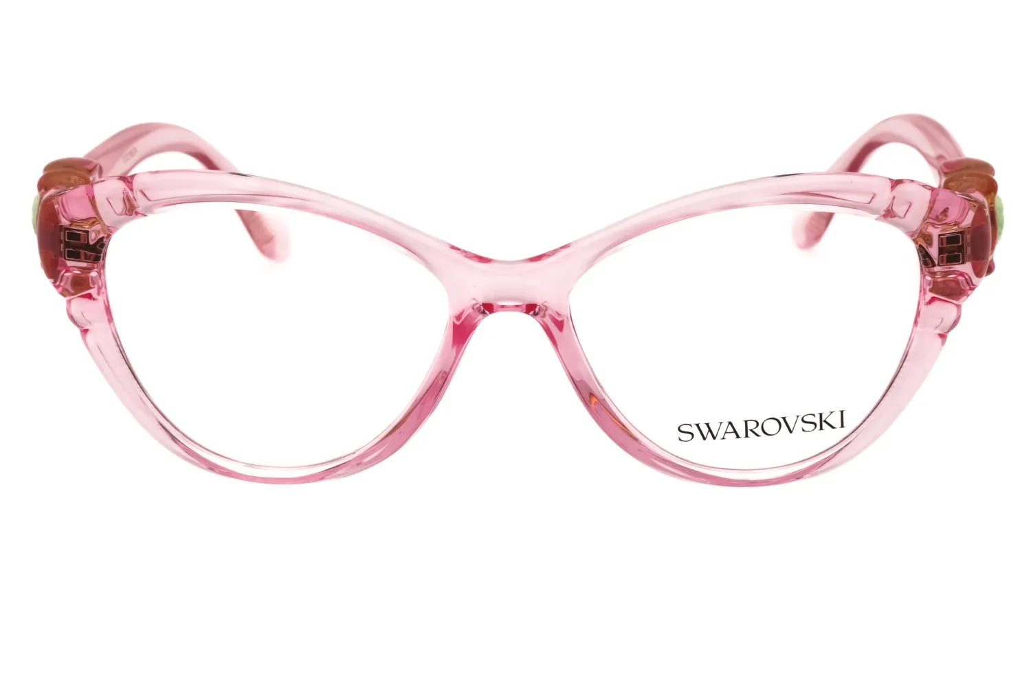 Swarovski SK2057 1088 Eyeglasses Transparent Pink 53mm Women 2