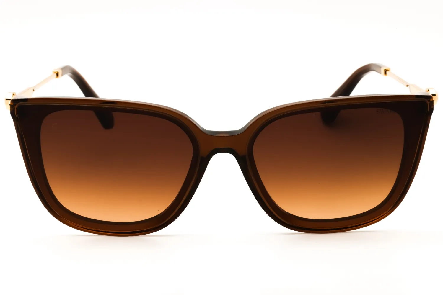 Swarovski SK6054D 108474 Sunglasses Transparent Brown 63mm Women 2
