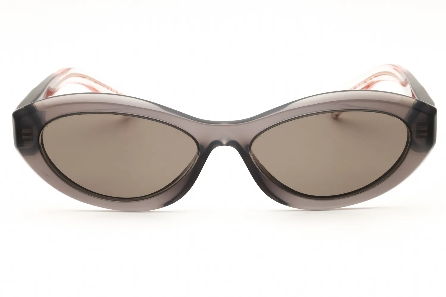 Prada 0PR 26ZS 20F80Q5 Sunglasses Transparent Grey 55mm Women 2