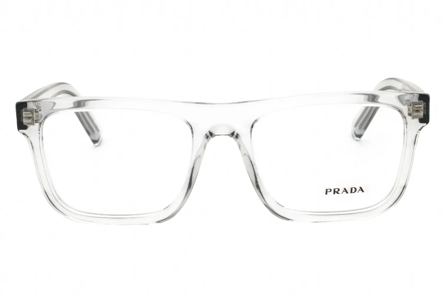 Prada 0PR C03V 17P1O1 Eyeglasses Crystal Grey 55mm Men 2