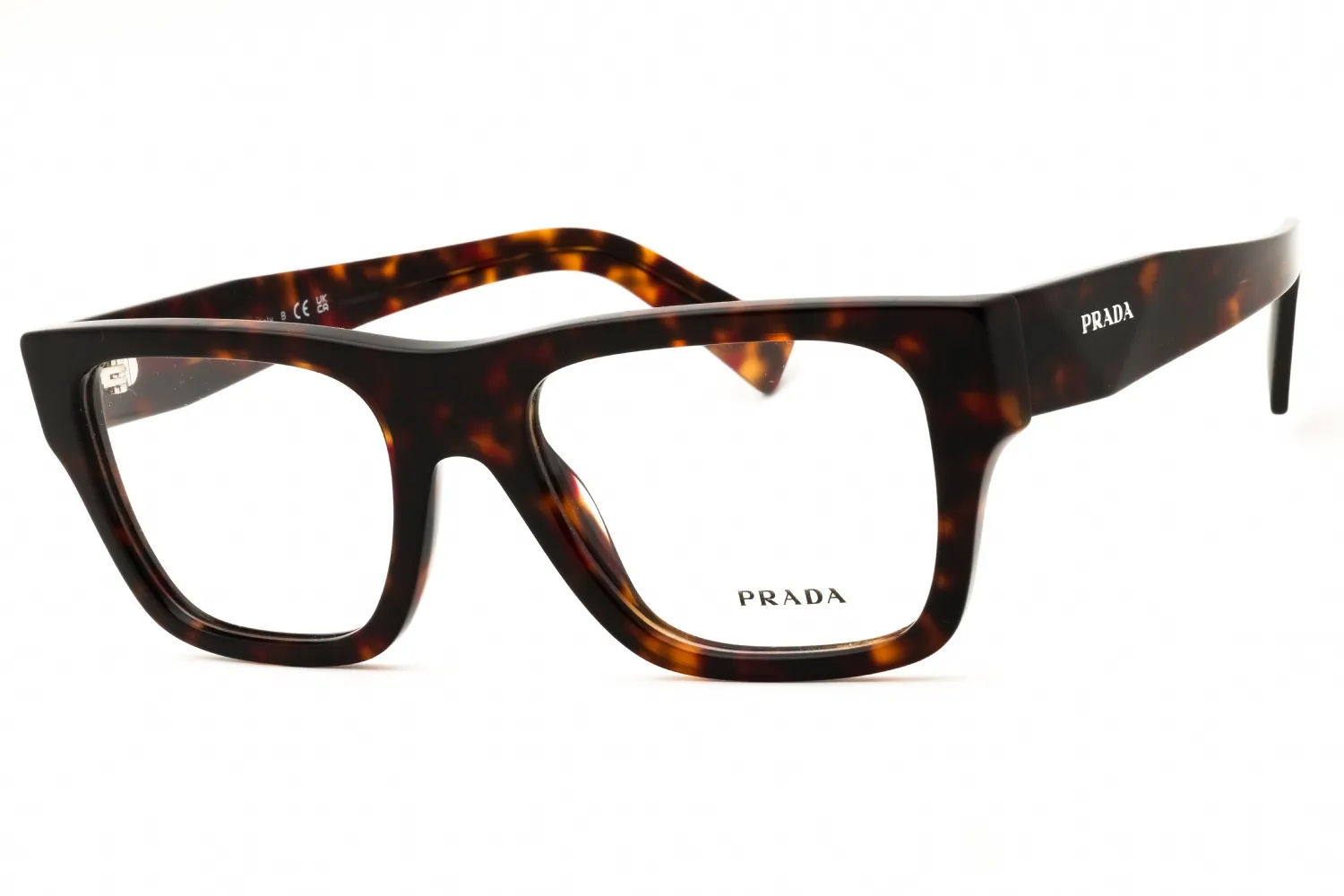 Prada PR C01V 17N1O1 Eyeglasses Root Tortoise 52mm Men