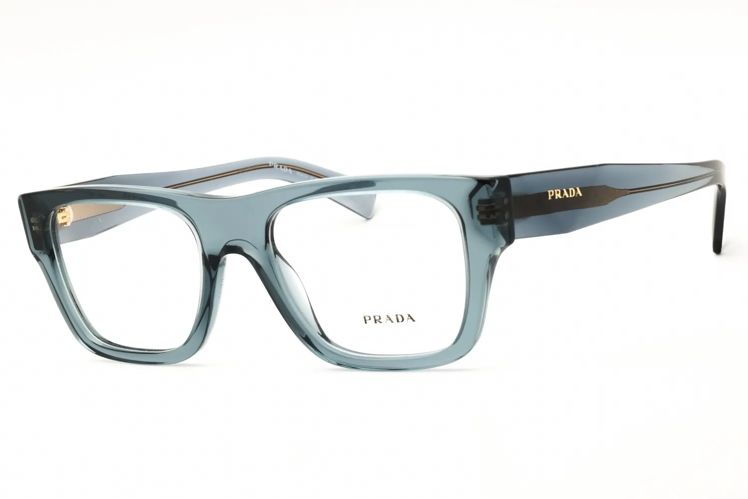 Prada 0PR C01V 17T1O154 Eyeglasses Transparent Ocean 54mm Men