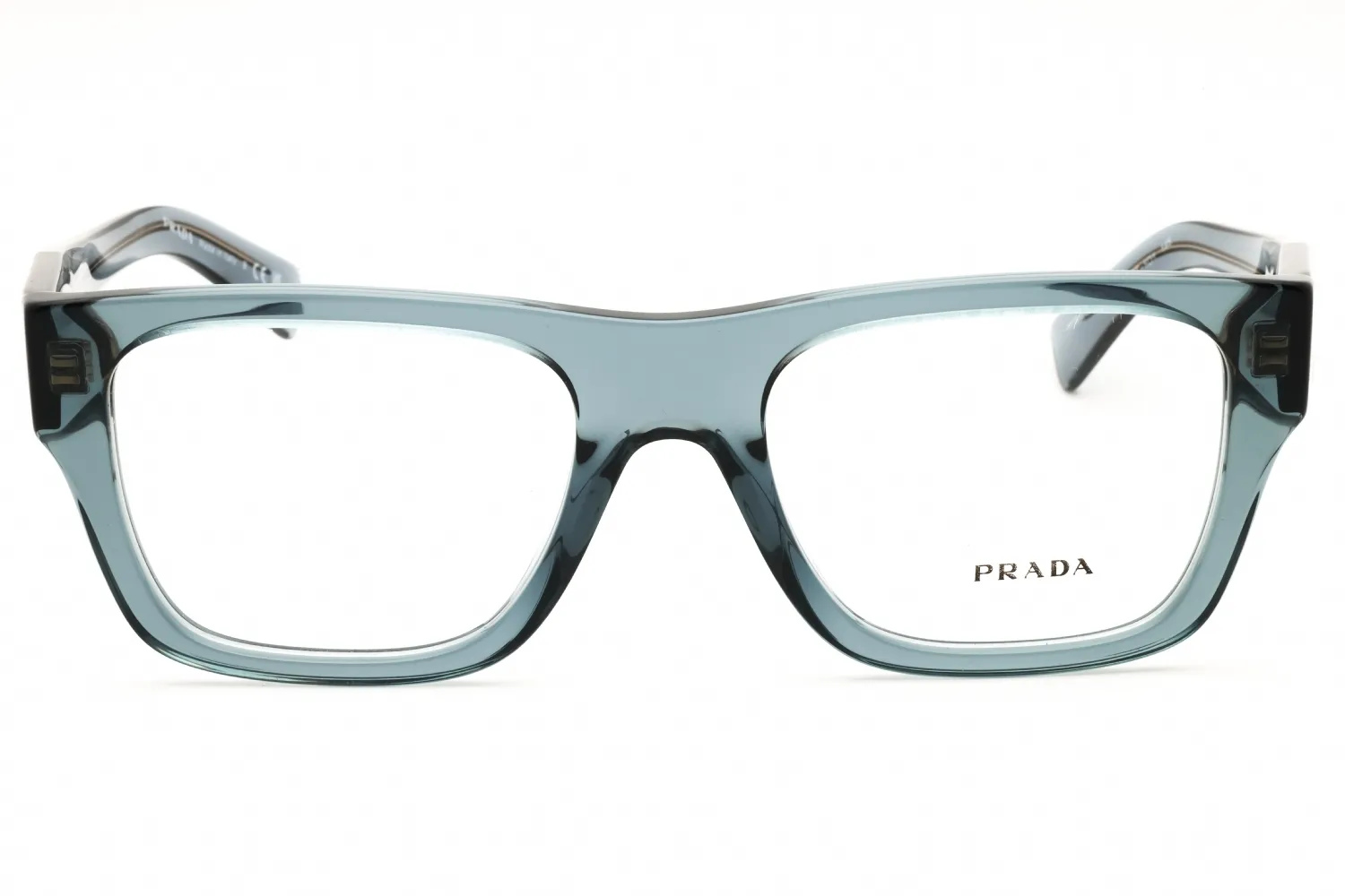 Prada 0PR C01V 17T1O154 Eyeglasses Transparent Ocean 54mm Men 2