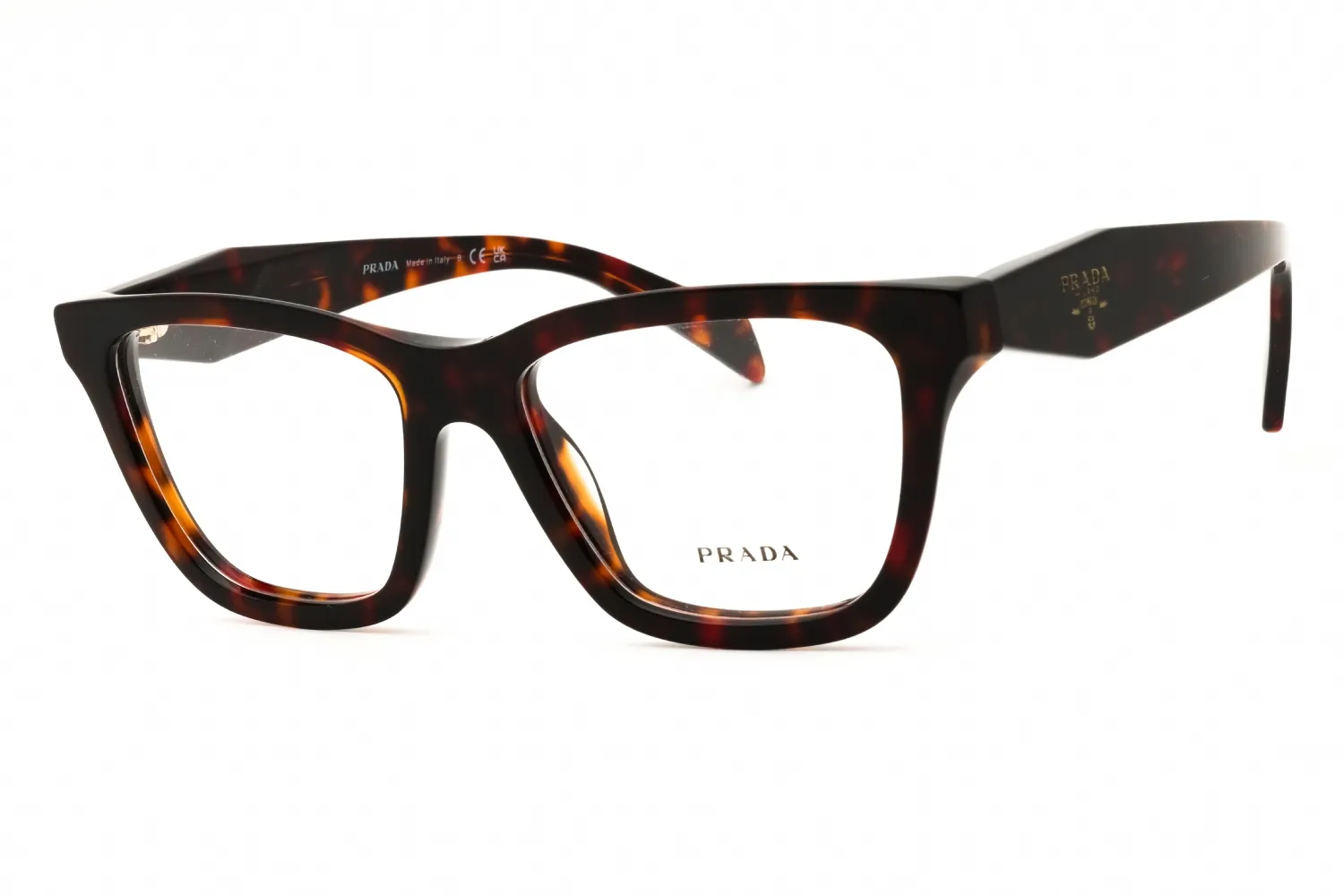 Prada PR C10V 17N1O1 Eyeglasses Root Tortoise 52mm Women