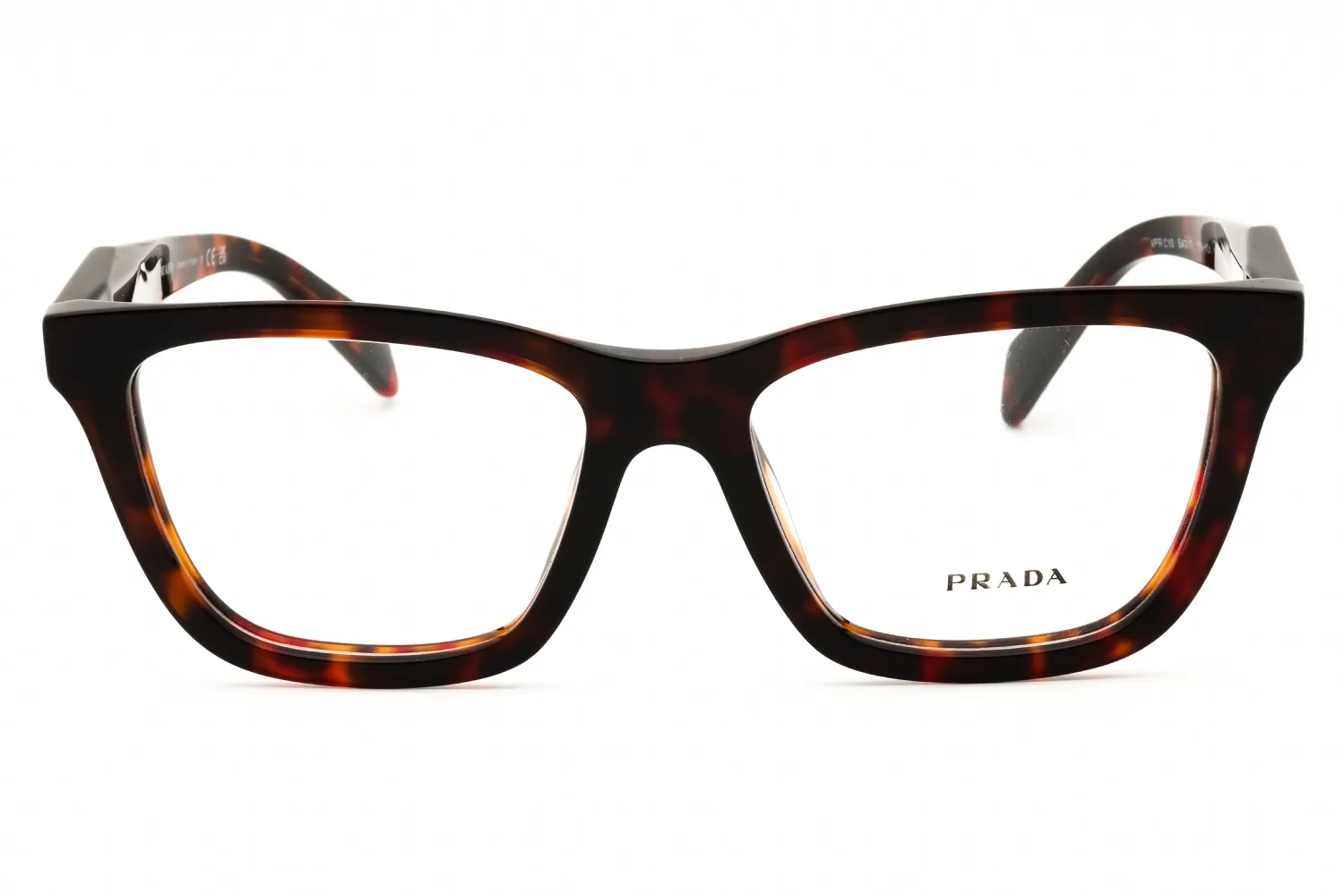 Prada PR C10V 17N1O1 Eyeglasses Root Tortoise 52mm Women 2