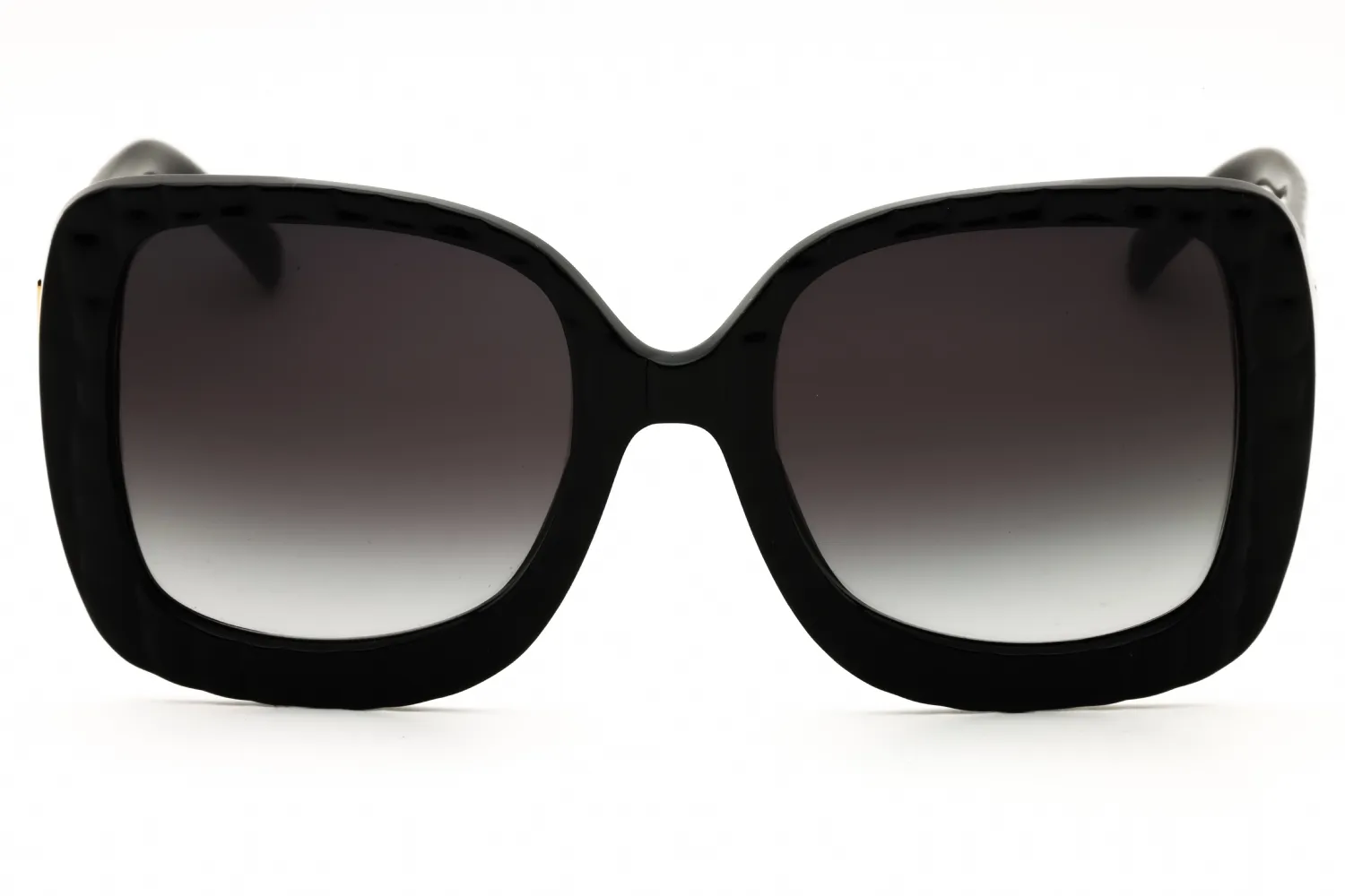 Dolce & Gabbana 0DG4513 32888G Sunglasses Black Crocodile Effect 55mm Women 2