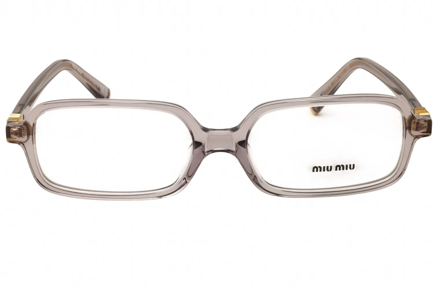 Miu Miu 0MU 01YV 12W1O1 Eyeglasses Mauve Transparent 53mm Women 2