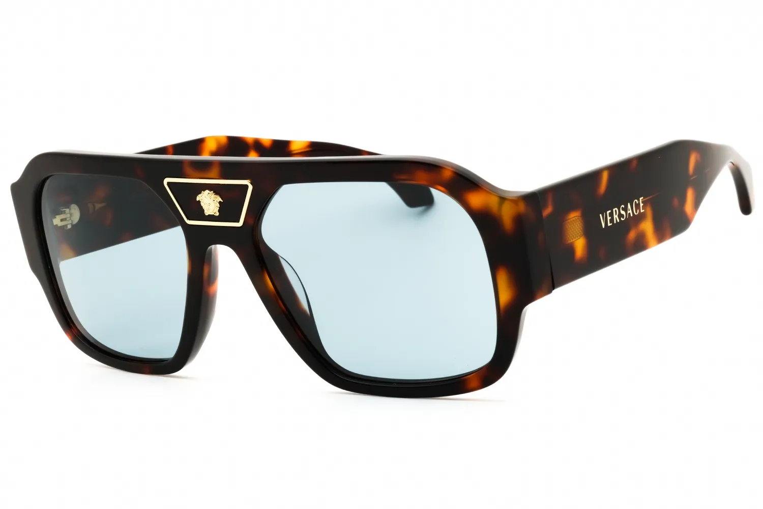 Versace VE4508U 553780 Sunglasses Havana 56mm Men