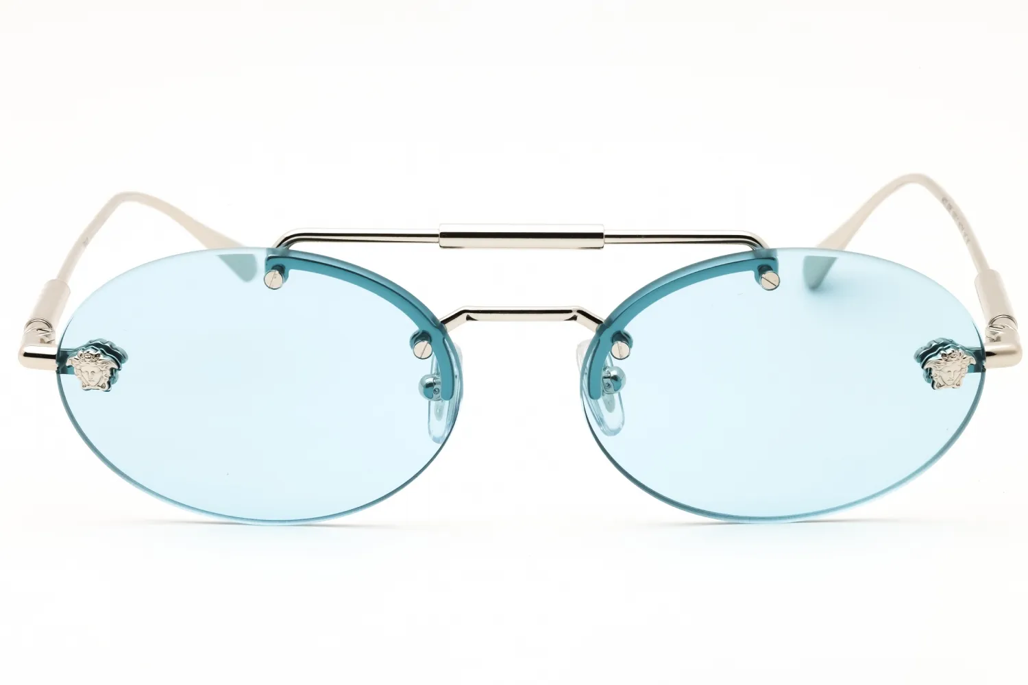 Versace VE2295 1000-1 Sunglasses Silver 56mm Unisex 2