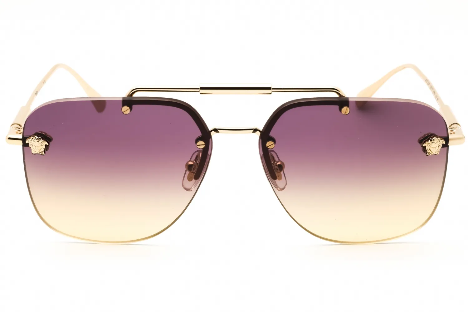 Versace 0VE2296 125270 Sunglasses Pale Gold 60mm Unisex 2