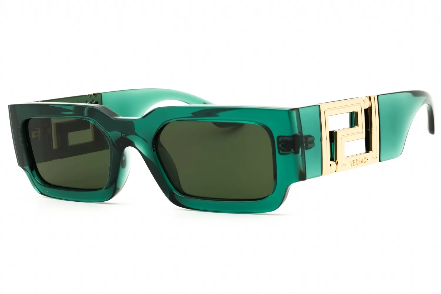 Versace VE4506U 514471 Sunglasses Transparent Green 54mm Unisex