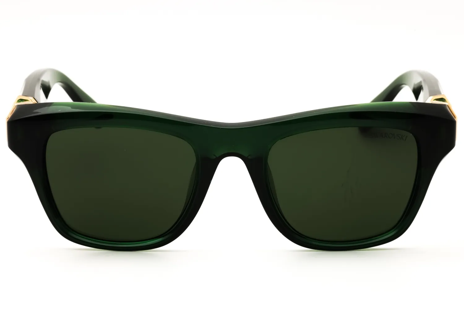 Swarovski SK6056U 108171 Sunglasses Milky Dark Green 50mm Women 2