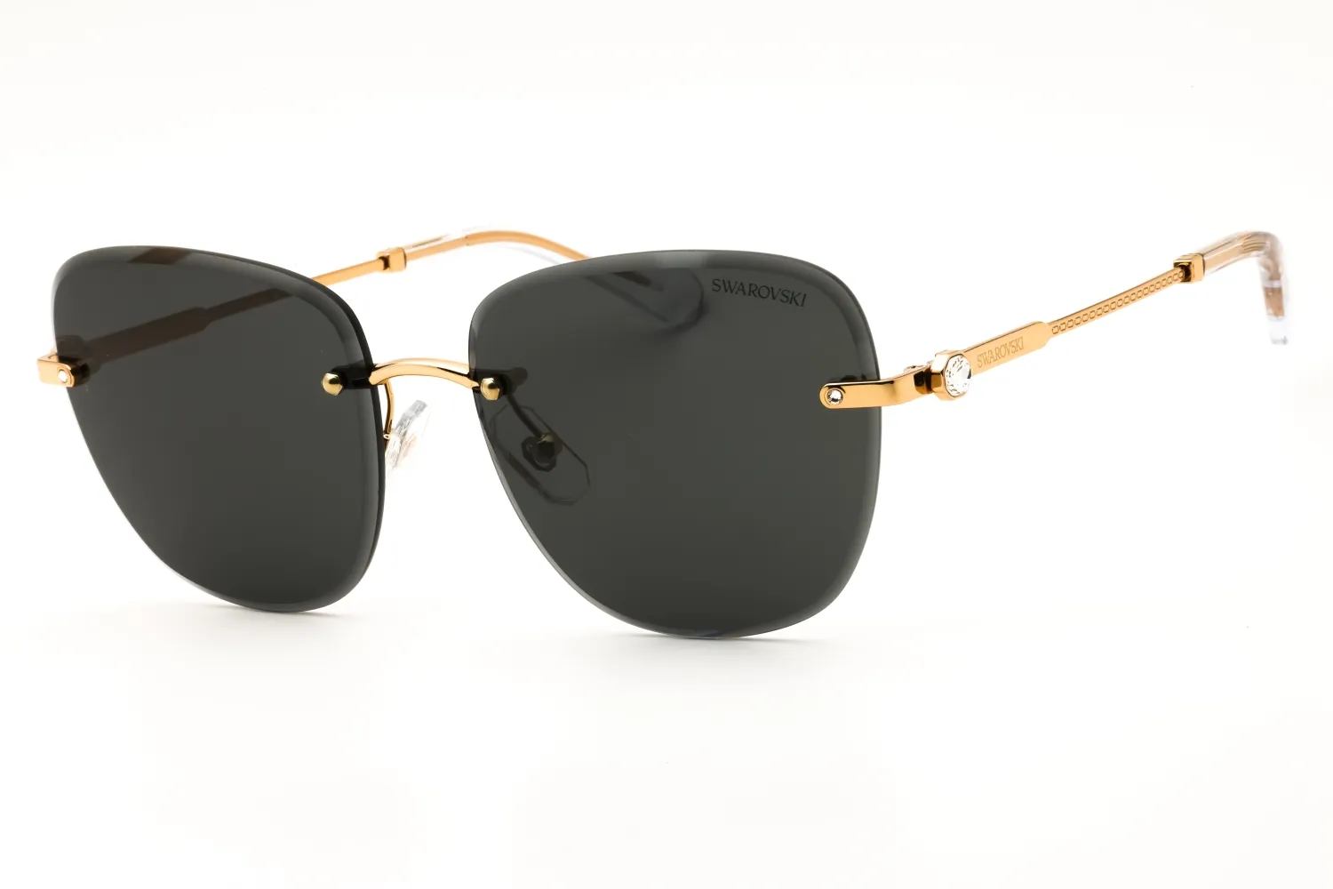 Swarovski SK7043 40018G Sunglasses Gold 53mm Women