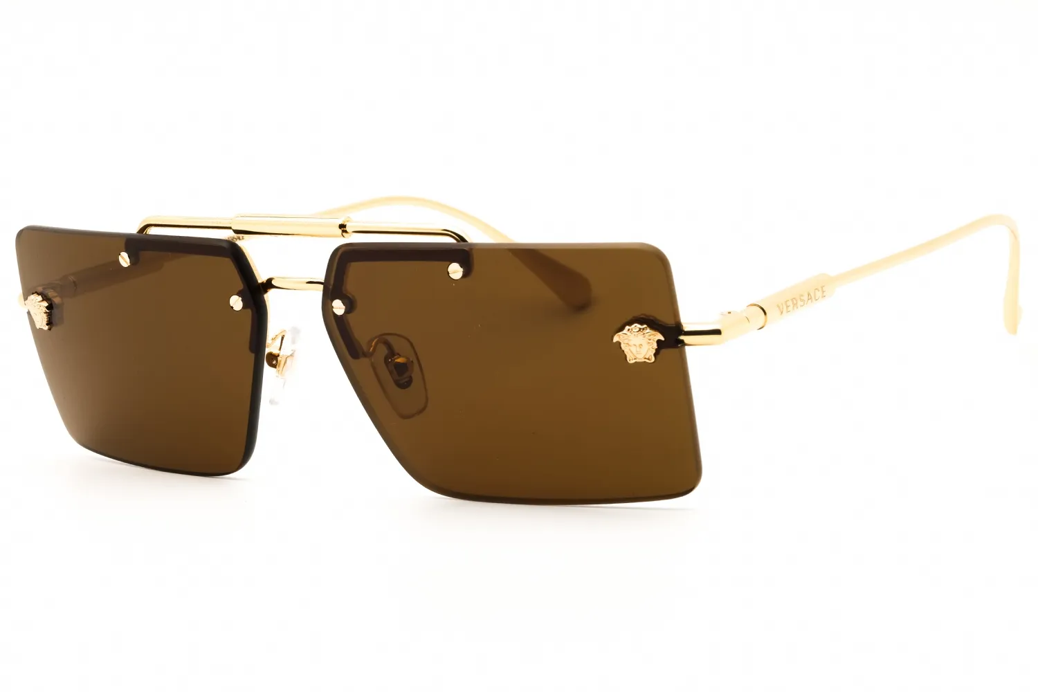 Versace 0VE2245 100273 Sunglasses Gold Metal 60mm Women