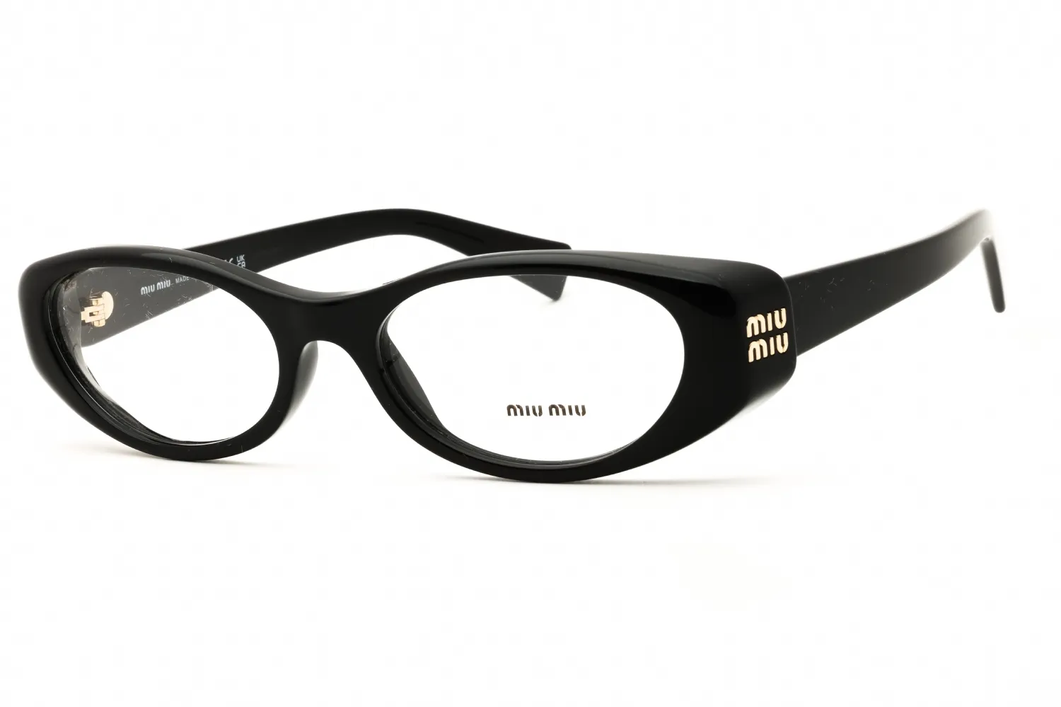 Miu Miu 0MU 03ZV 16K1O1 Eyeglasses Black 55mm Women