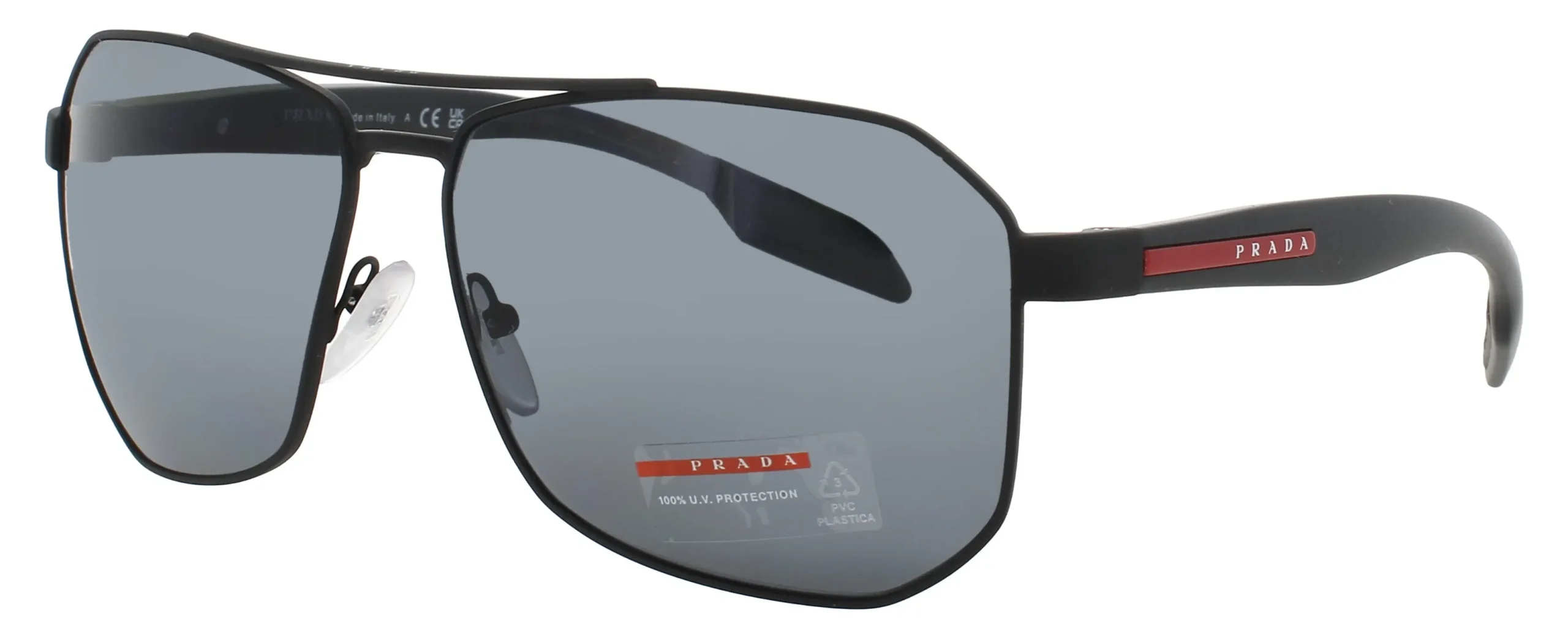 Prada PS 51VS DG05Z1 Sunglasses Black 62mm Men